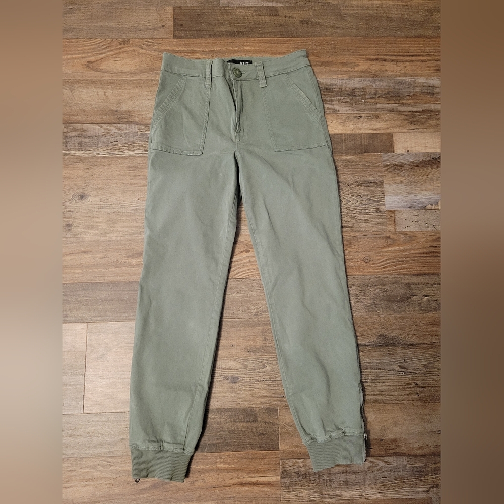 Kut from the Kloth Green Chinos with Relaxed Fit